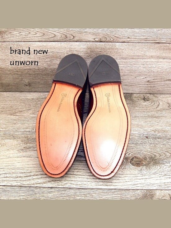 * NIB * $395 Allen Edmonds MADISON PARK 7.5 D Dark Chili * add $15 new Trees main image 6